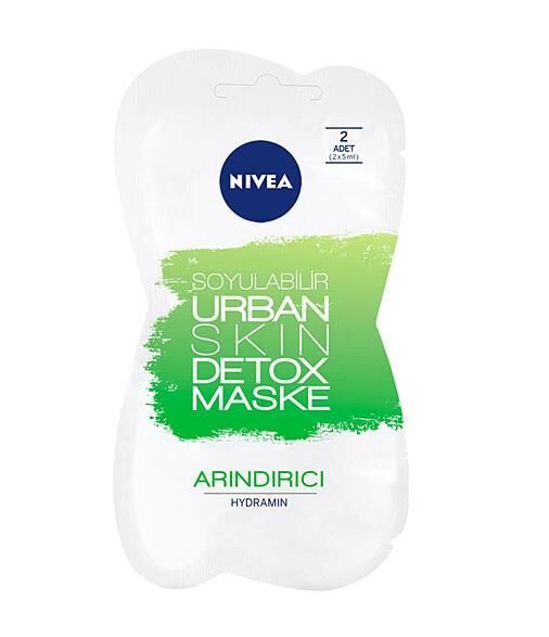 Nivea Visage Maske Soyulabilir Urban Skin Detox 10 ml ( 2X5 Ml )