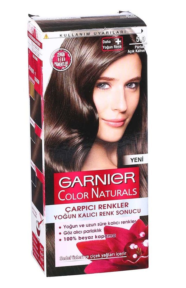 Garnier Çarpıcı Renkler 5.0 Parlak Açık Kahve Saç Boyası