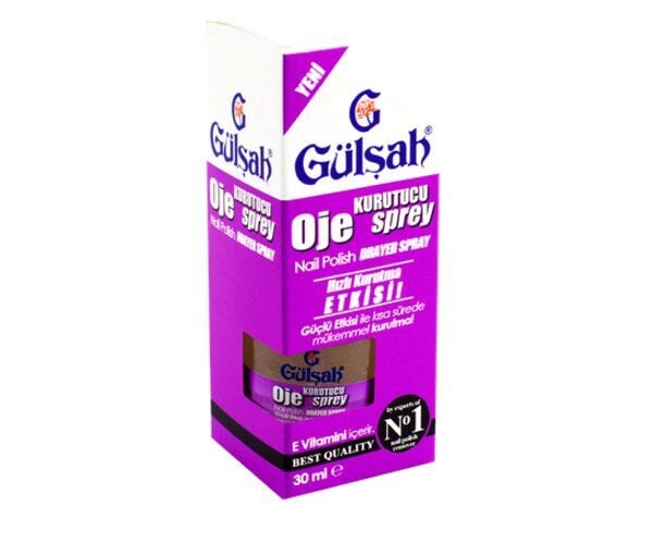 Gülşah Oje Kurutucu Sprey 30 Ml