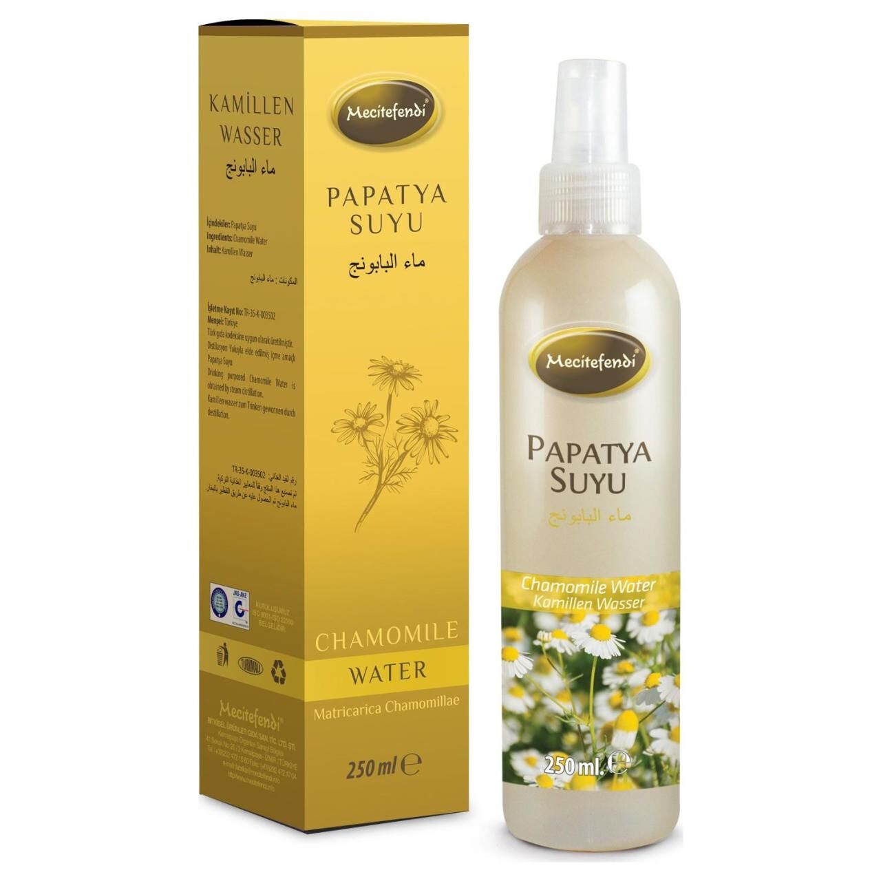 Mecitefendi Papatya Suyu 250 Ml (Saç - Cilt - Gıda)