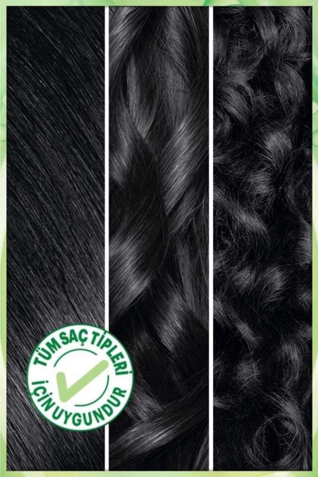 Garnier Nutrisse 1.0 Siyah Besleyici Kalıcı Krem Saç Boyası