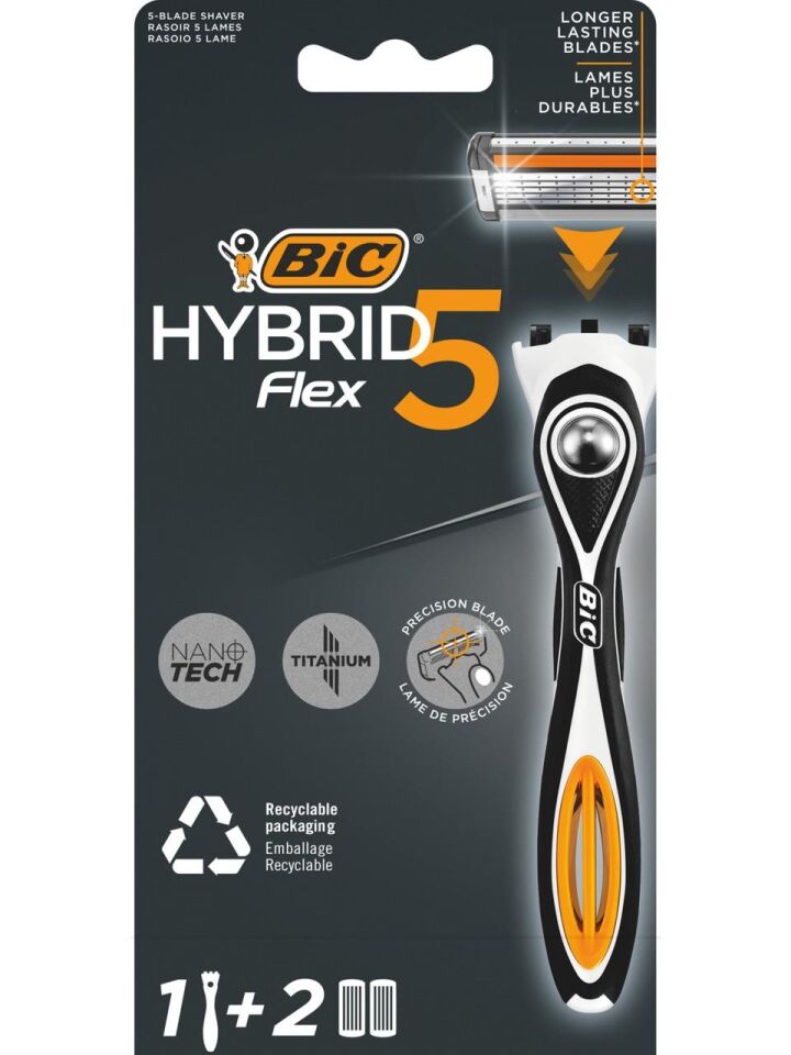 Bic Flex 5 Tıraş Makinesi + 6 Adet Yedek Tıraş Bıçağı + Çanta