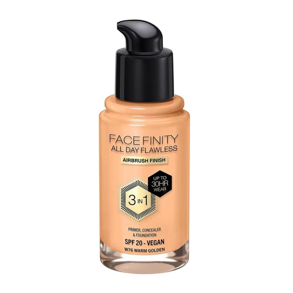 Max Factor Fondöten 75 Golden FaceFinity All Day Flawless 3N 1