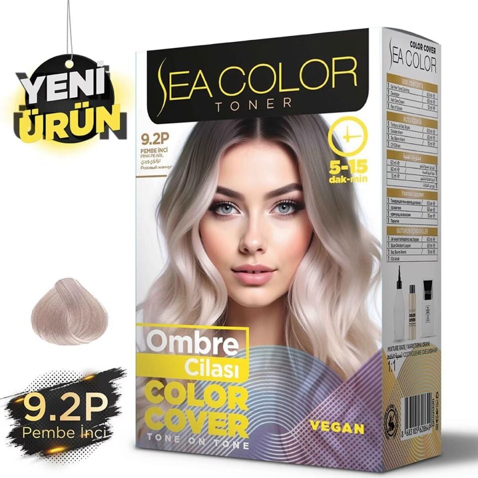 Sea Color Saç Boyası 9.2P Pembe İnci