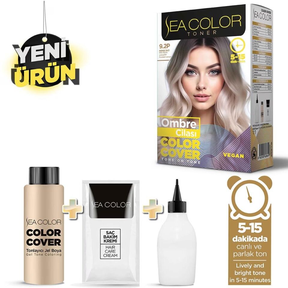 Sea Color Saç Boyası 9.2P Pembe İnci