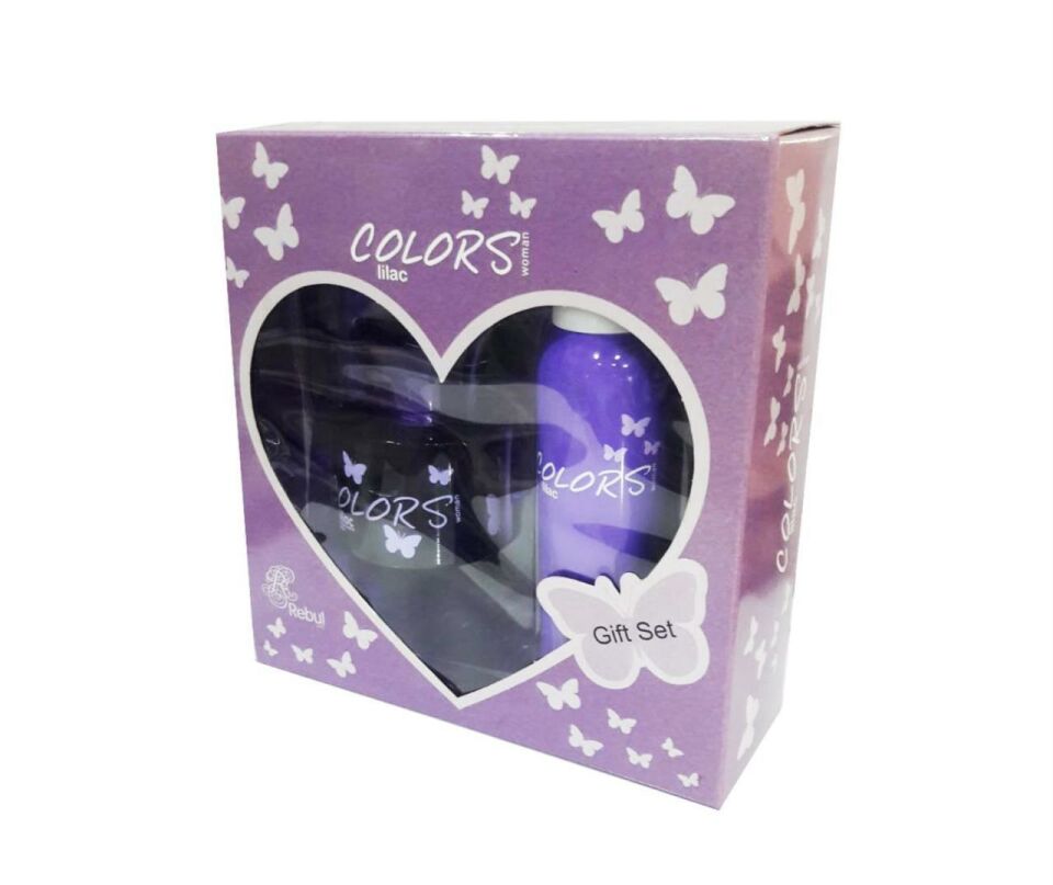 Rebul Colors Lilac 75 ml Kadın Parfüm + 150 Deodorant