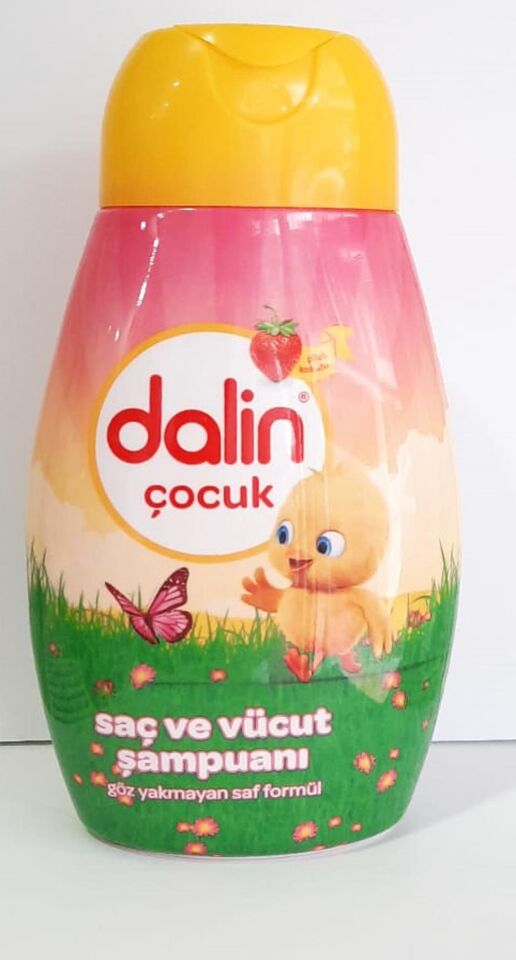 Dalin Bebek Saç ve Vücut Şampuanı 300 Ml Pembe Çilek  Kokulu