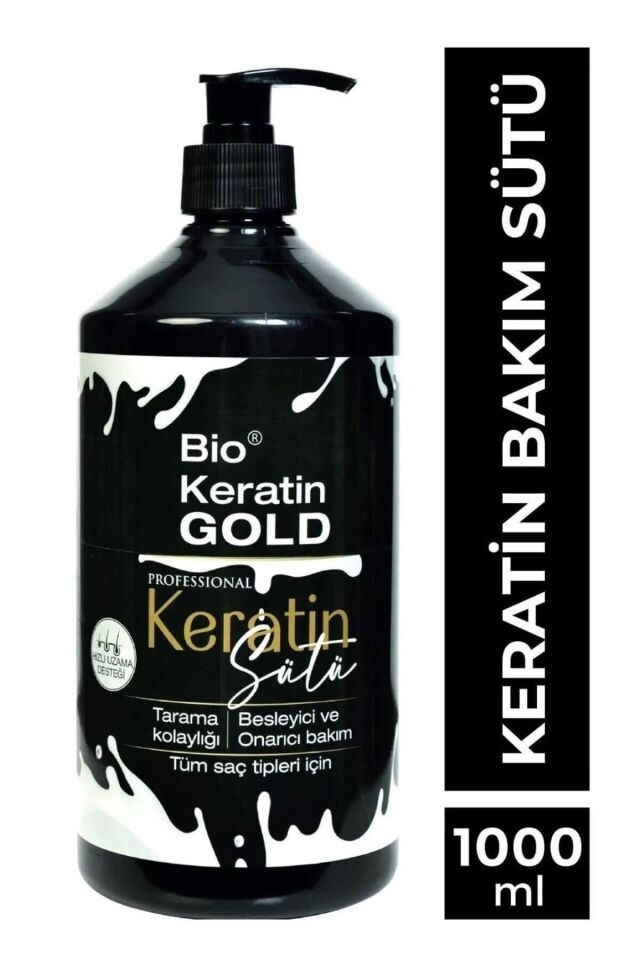 Bio Keratin Gold 1000 Ml Milk Threapy Yoğun Besleme ve Kolay Tarama Keratin Sütü