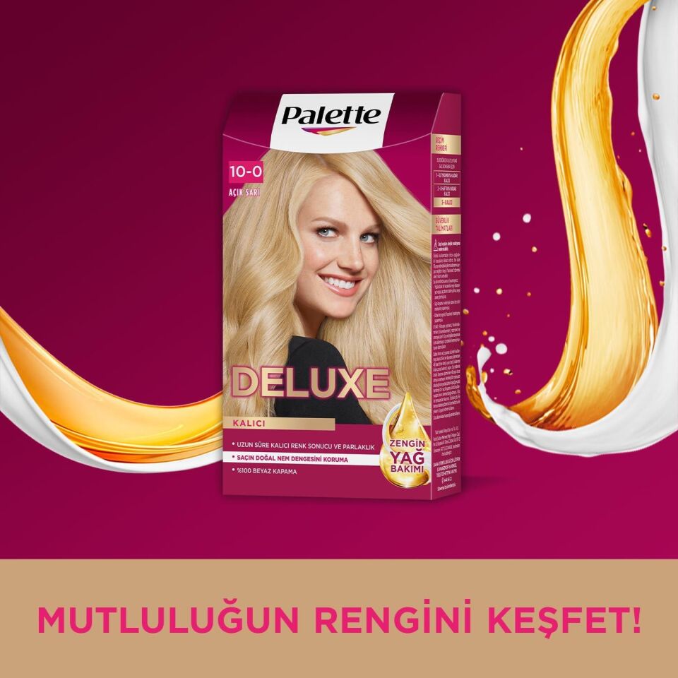 Palette Deluxe Saç Boyası 10.0 Açık Sarı