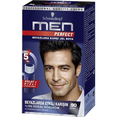 Schwarzkopf Men Perfect 90 Siyah Saç Boyası