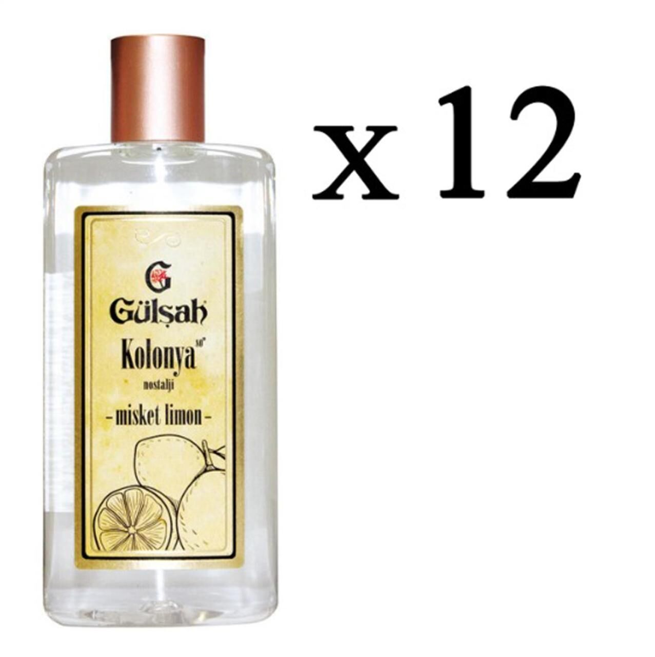 Gülşah Kolonya 12 X 300 Ml Nostalji Misket Limon ( 12 li Paket )