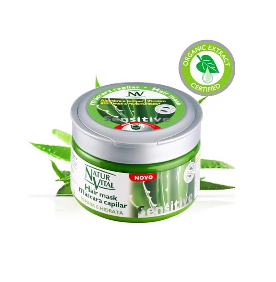 Natur Vital Sensetive Yoğun Aloe Vera Saç Bakım Maskesi 300ml