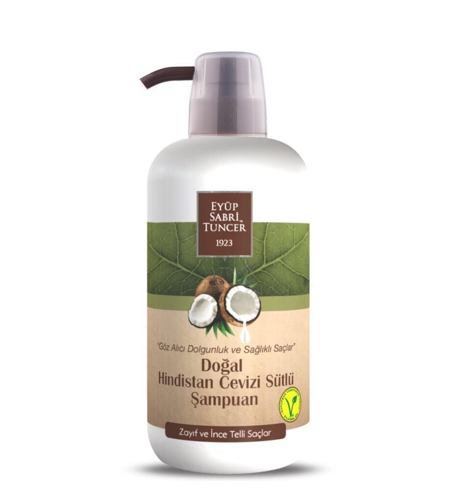 Eyüp Sabri Tuncer Doğal Hindistan Cevizi Sütlü Şampuan 600 Ml