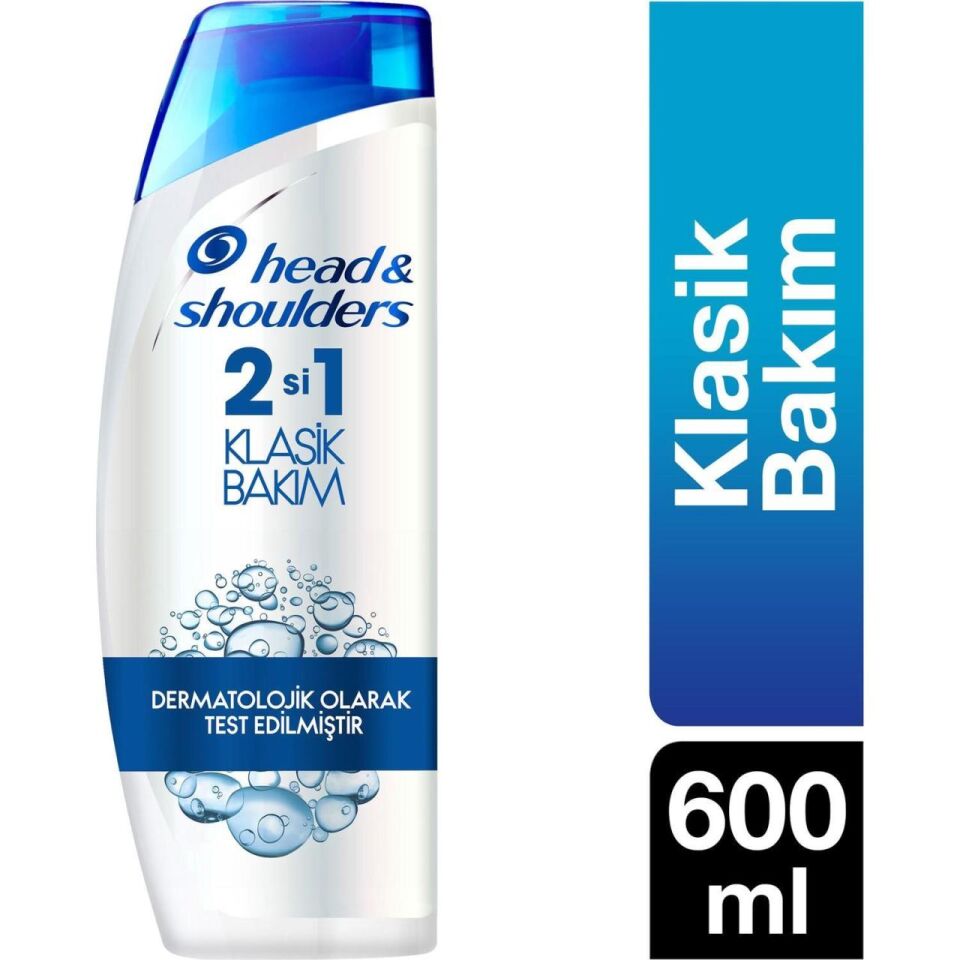 Head Shoulders Klasik Bakım 600 Ml 2 si 1 Arada Şampuan
