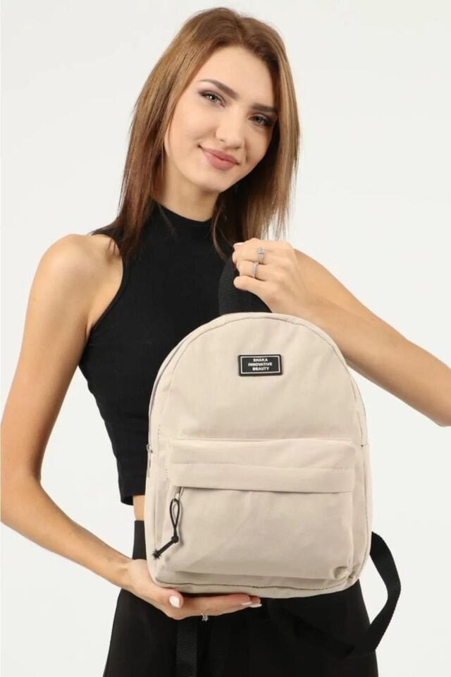 Muco Krem U21 2 Bölmeli Sırt Çantası U:32 Cm E:24 Cm G:11 Cm 255946974