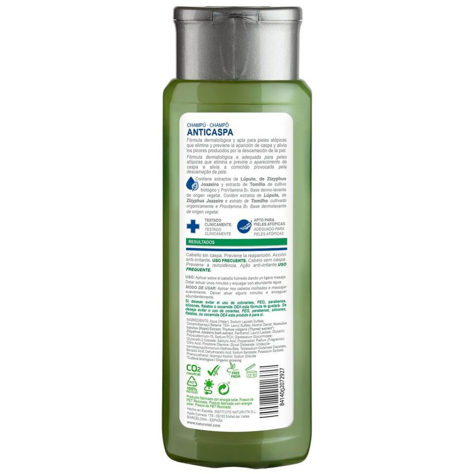 Natur Vital Organik Şampuan Kepeğe Karşı Doğal Etkili 300 ml Hops