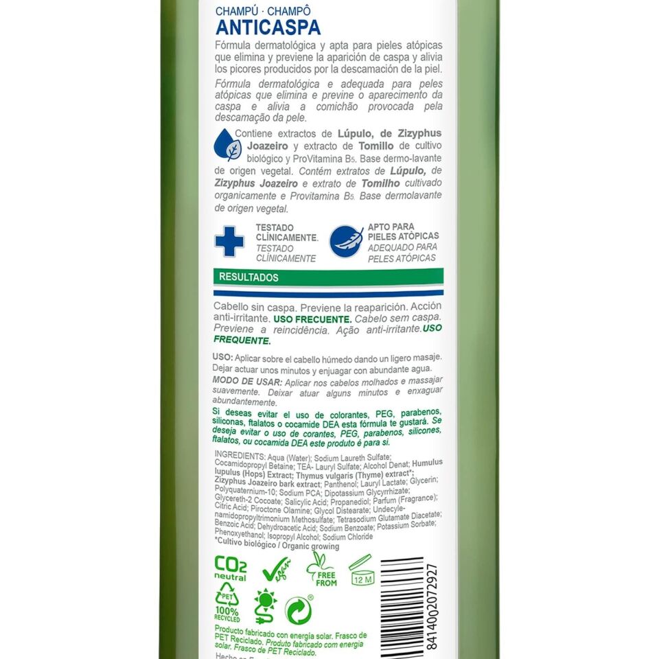Natur Vital Organik Şampuan Kepeğe Karşı Doğal Etkili 300 ml Hops