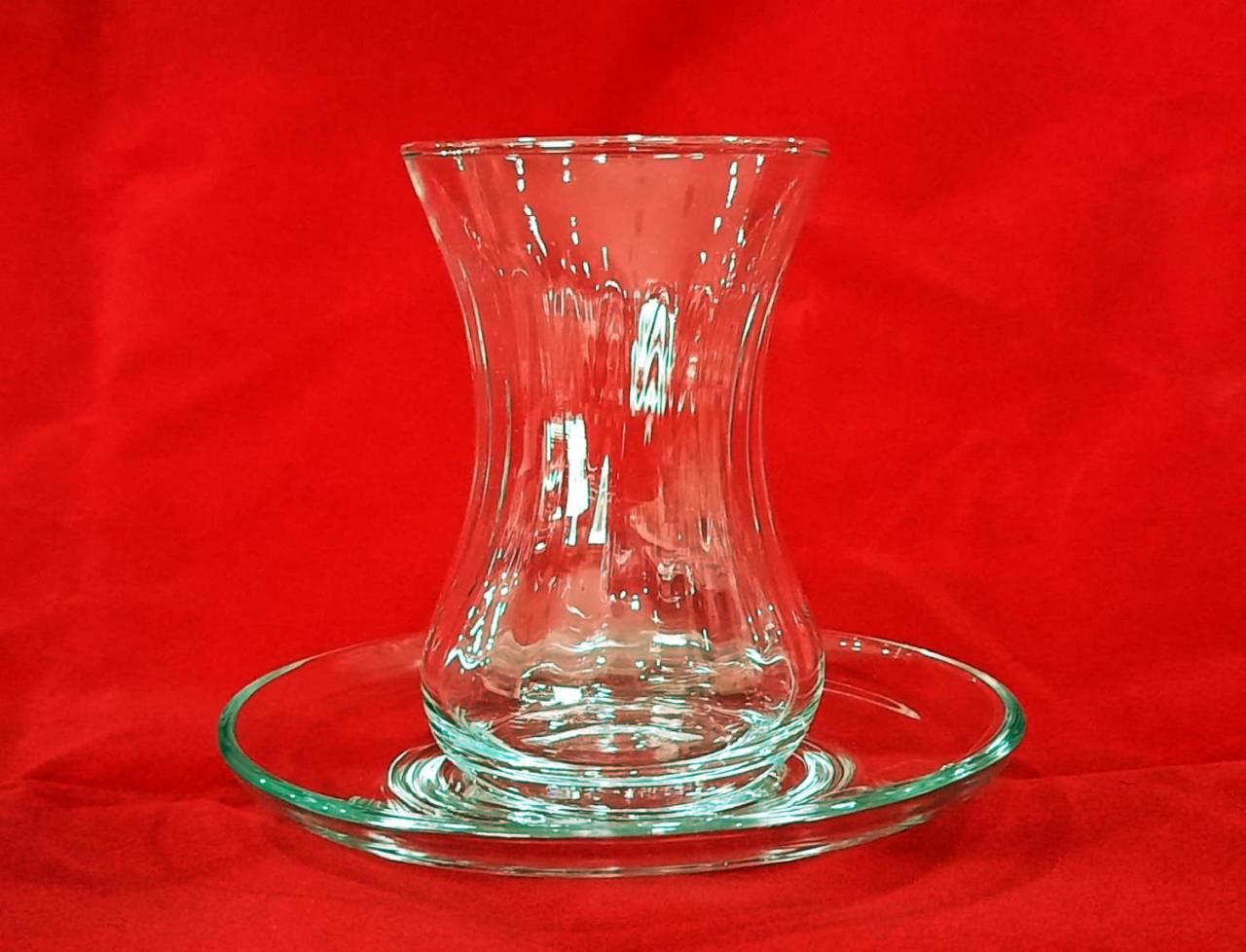 Lav Dilek 12 li Çay Seti - ( 6 Çay Bardağı + 6 Çay Tabağı )