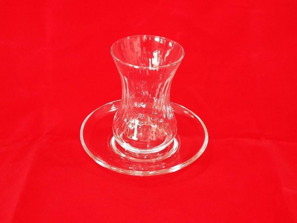 Lav Dilek 12 li Çay Seti - ( 6 Çay Bardağı + 6 Çay Tabağı )