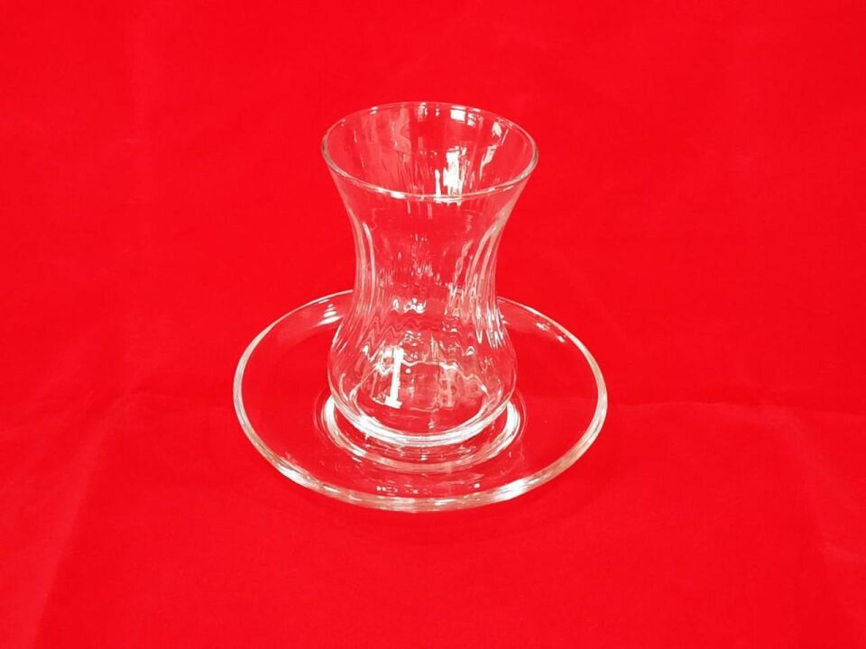 Lav Dilek 12 li Çay Seti - ( 6 Çay Bardağı + 6 Çay Tabağı )