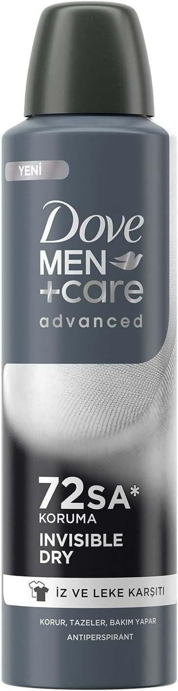 Dove Men Care Advanced Erkek Deodorant 72 Saat Koruma Invisible Dry 150 Ml