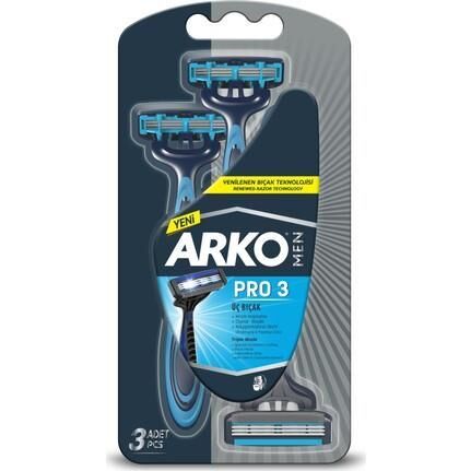Arko Men Tıraş Bıçağı Pro 3 Üç Bıçak 3 lü Blister