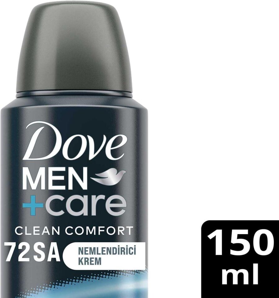 Dove Men Care Clean Comfort Sprey Deodorant 150 Ml