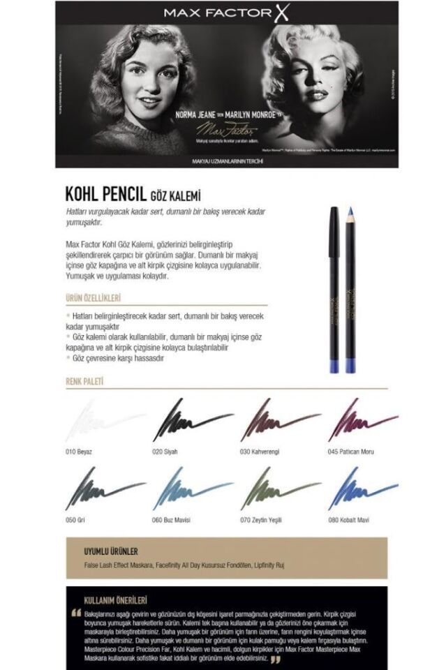 Max Factor Kohl Pencil Göz Kalemi 45 Aubergine