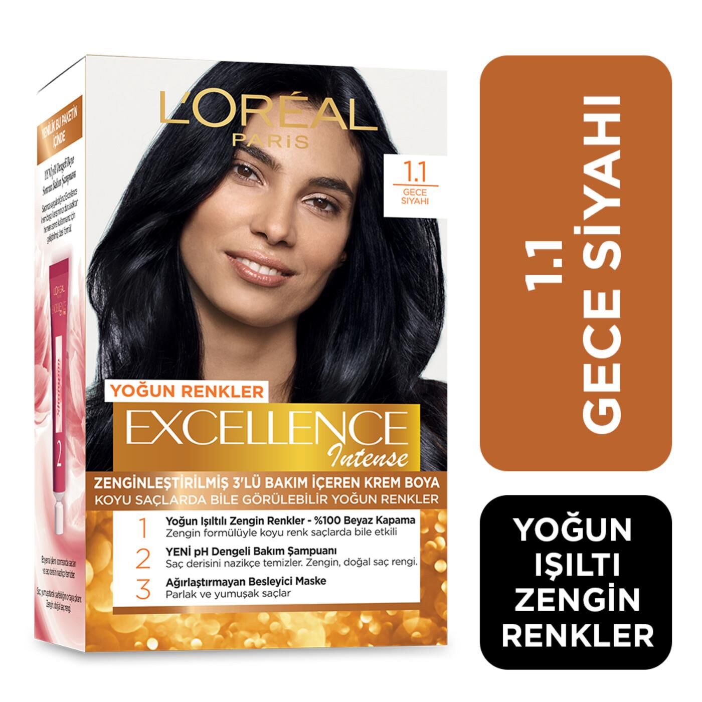 Loreal Excellence Intense 1.1 Gece Mavisi