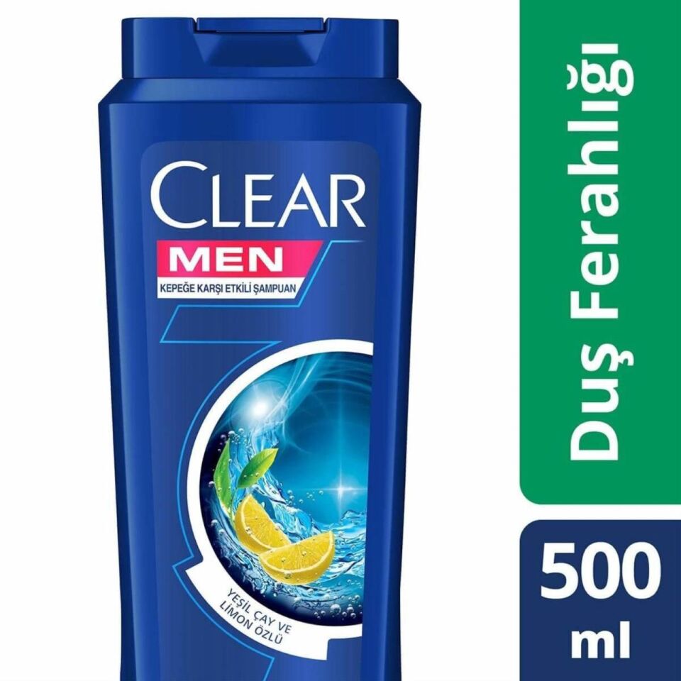 Clear Men Duş Ferahlığı Şampuan 500 Ml