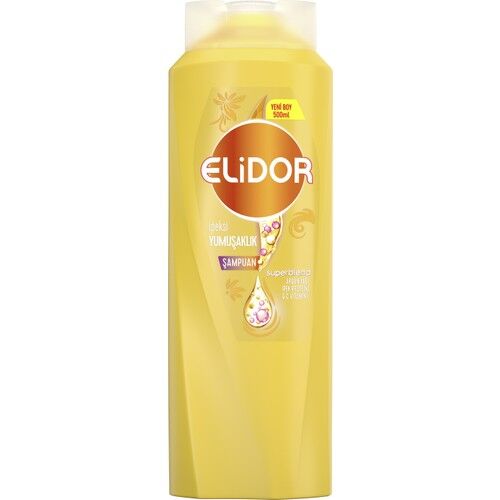 Elidor İpeksi Yumuşaklık Şampuan 500 ml Argan Yağı İpek Proteini C Vitamini