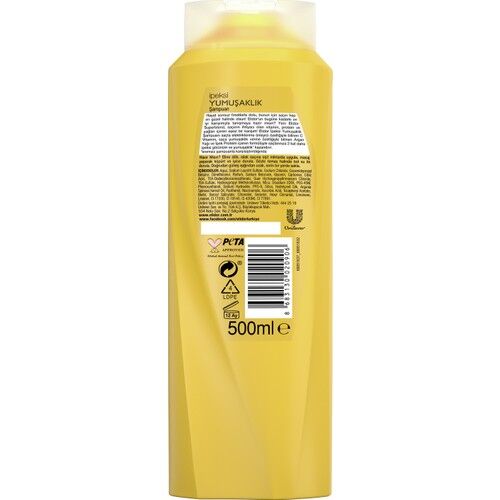 Elidor İpeksi Yumuşaklık Şampuan 500 ml Argan Yağı İpek Proteini C Vitamini