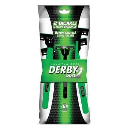 Derby Pro 2 Oynar Başlıklı Tıraş Bıçağı 10 lu