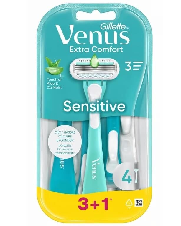 Gilette Venüs Tıraş Bıçağı Sensitive 3+1