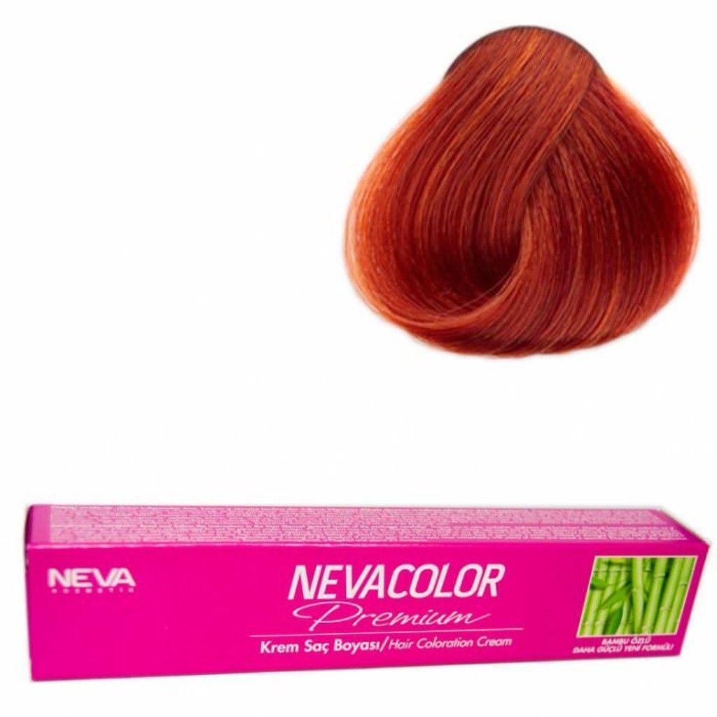 Neva Color Tüp Saç Boyası 7.44 Yoğun Bakır 50 Gr + Oksidan Sıvısı 50 Ml