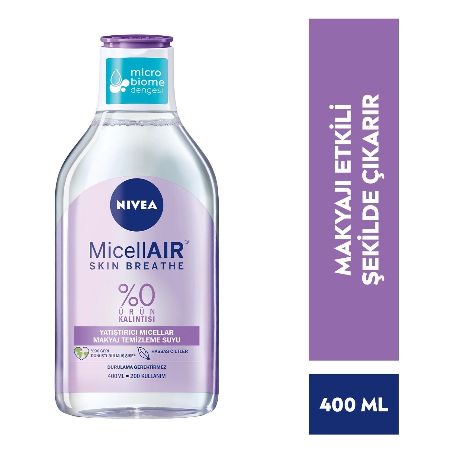 Nivea Micellair Makyaj Temizleme Suyu Hassas Ciltler 400 Ml