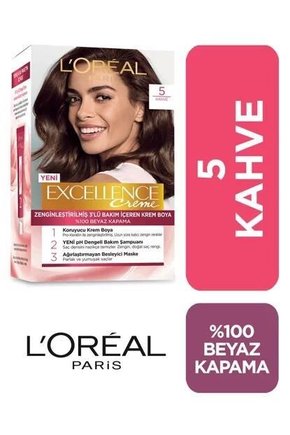 Loreal Excellence 5 Kahve Saç Boyası