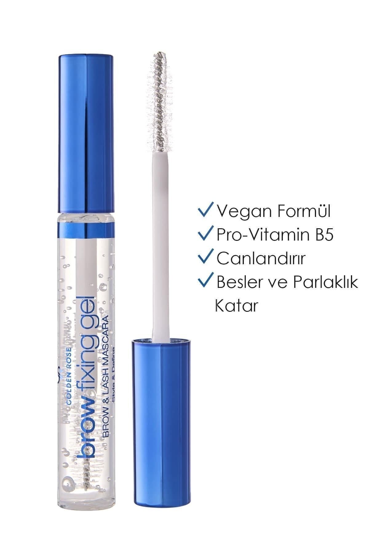 Golden Rose Brow Fixing Jel Kaş ve Kirpik Sabitleyici Maskara