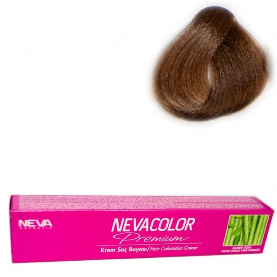 Neva Color Tüp Saç Boyası 8.0 Yoğun Açık Kumral 50 Gr + Oksidan Sıvısı 50 Ml