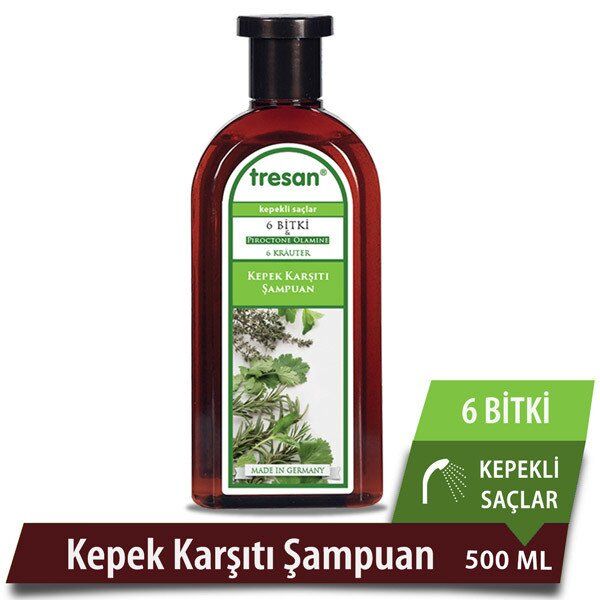 Tresan Şampuan 500 Ml Anti Dandruff Kepeğe Karşı Etkili Bitki Özlü