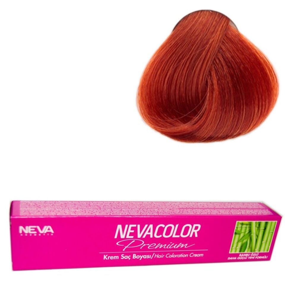 Neva Color Tüp Saç Boyası 8.44 Tarçın Bakır 50 Gr + Oksidan Sıvısı 50 Ml