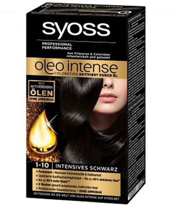 Syoss Oleo Intense 1.10 Yoğun Siyah