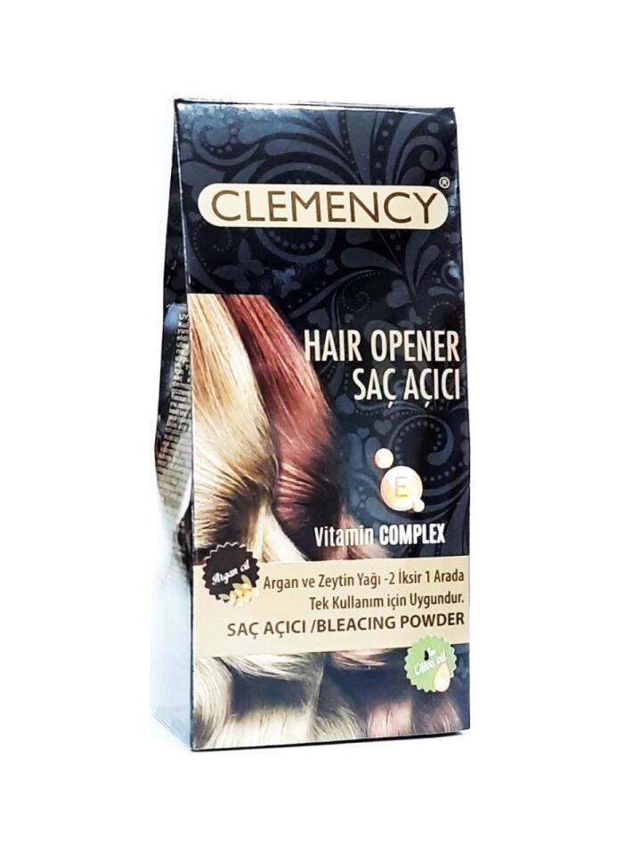 Clemency Argan Ve Zeytin Yağlı 2 İksir Bir Arada Saç Açıcı Toz + Suyu