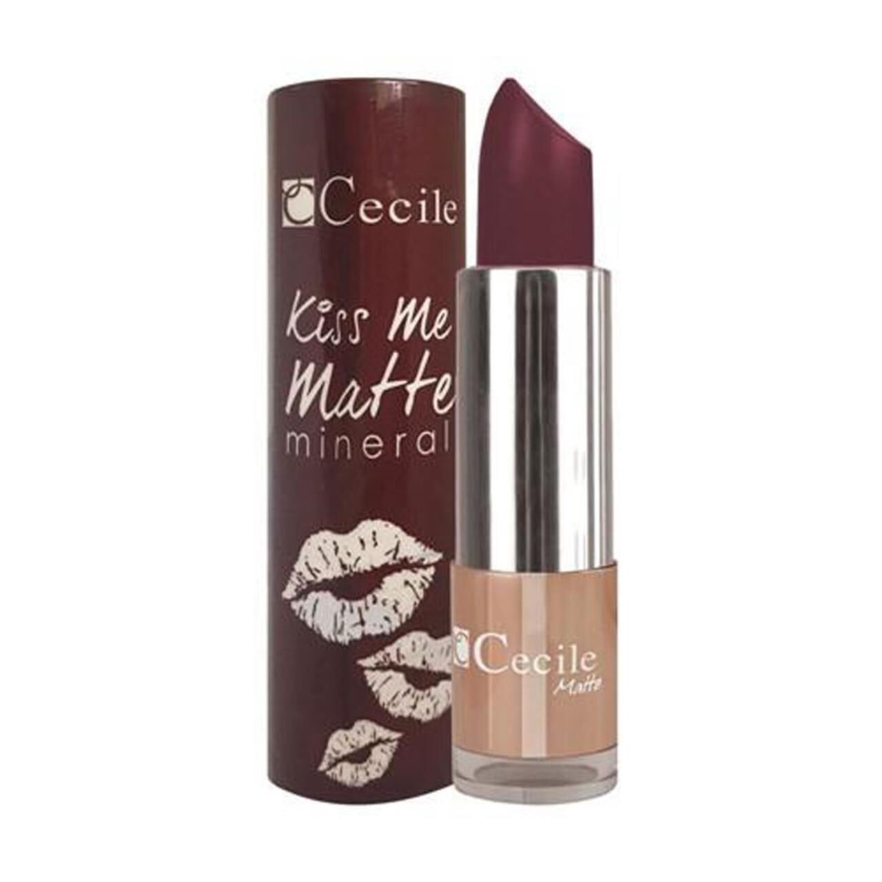 Cecile All Day Matte Rouge Mat Ruj 320 Koyu Bordo
