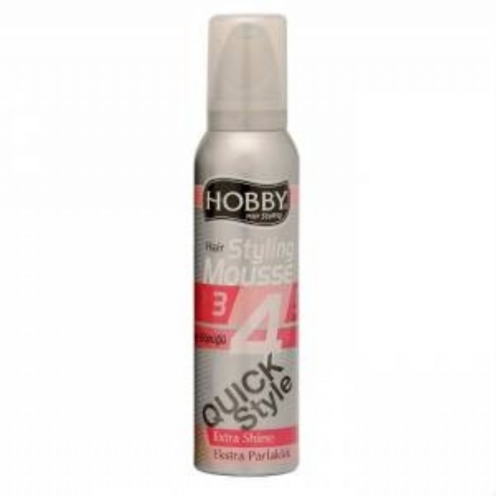 Hobby Saç Köpüğü 150 ml Ekstra Parlaklık 4 İpeksi Dokunuş