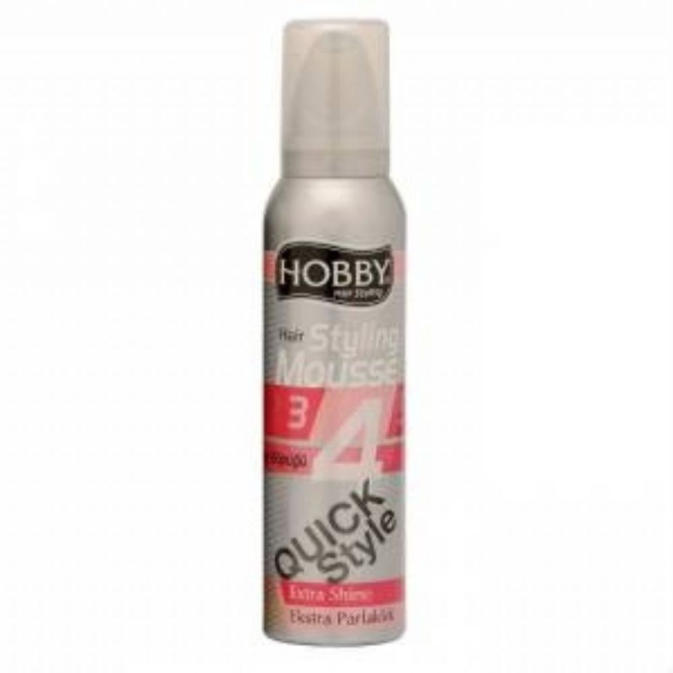 Hobby Saç Köpüğü 150 ml Ekstra Parlaklık 4 İpeksi Dokunuş