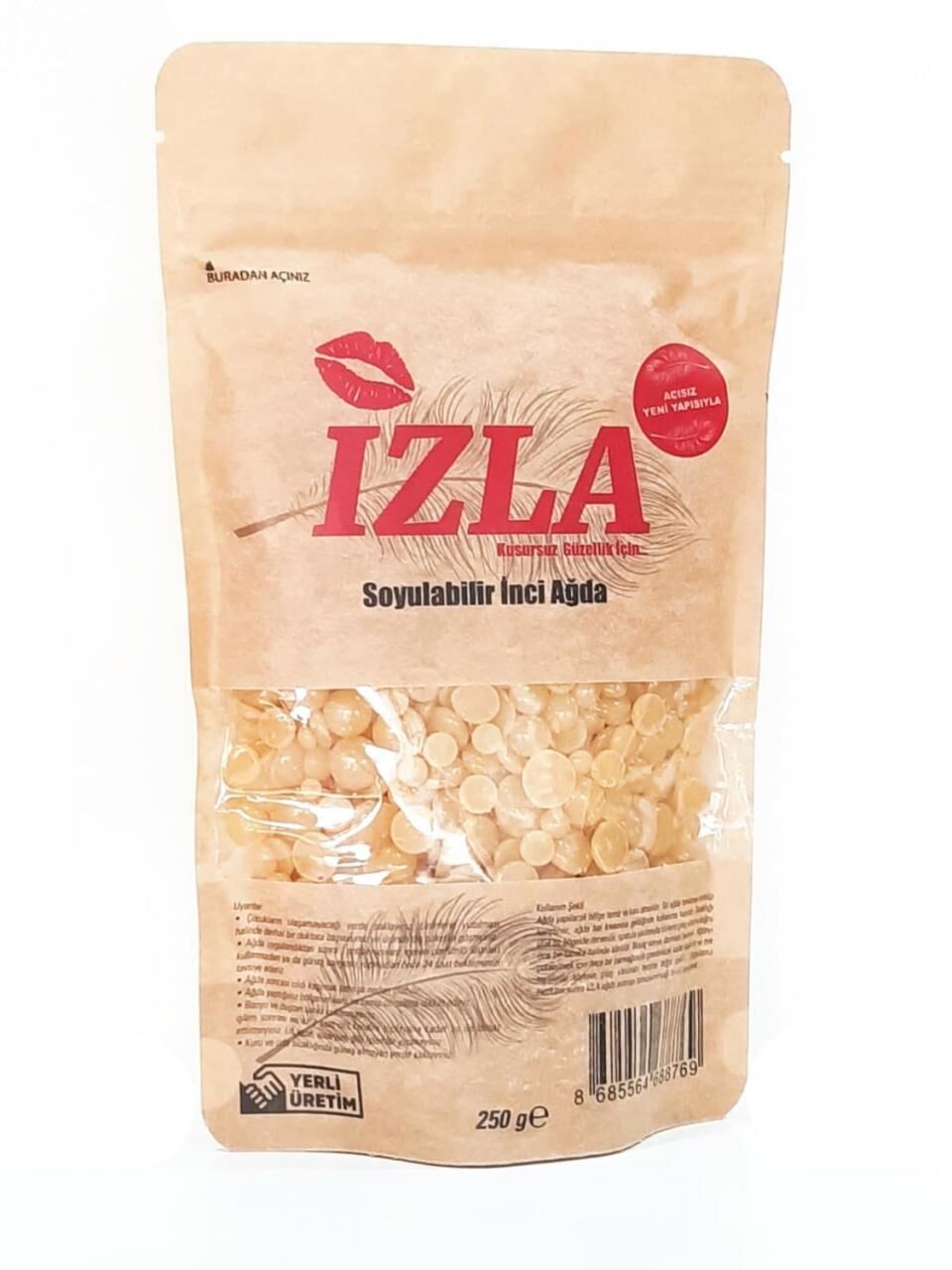 İzla Granül Soyulabilir İnci Ağda 250 Ml Naturel