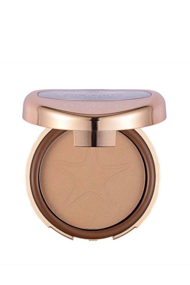 Flormar Bronzing Powder 05 - BR05 KISSED BRONZE Yumuşak Dokulu & Doğal Işıltılı Kompakt Bronzlaştırıcı Pudra