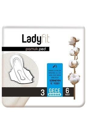 Lady Fit Pamuk 6 lı Gece No : 3