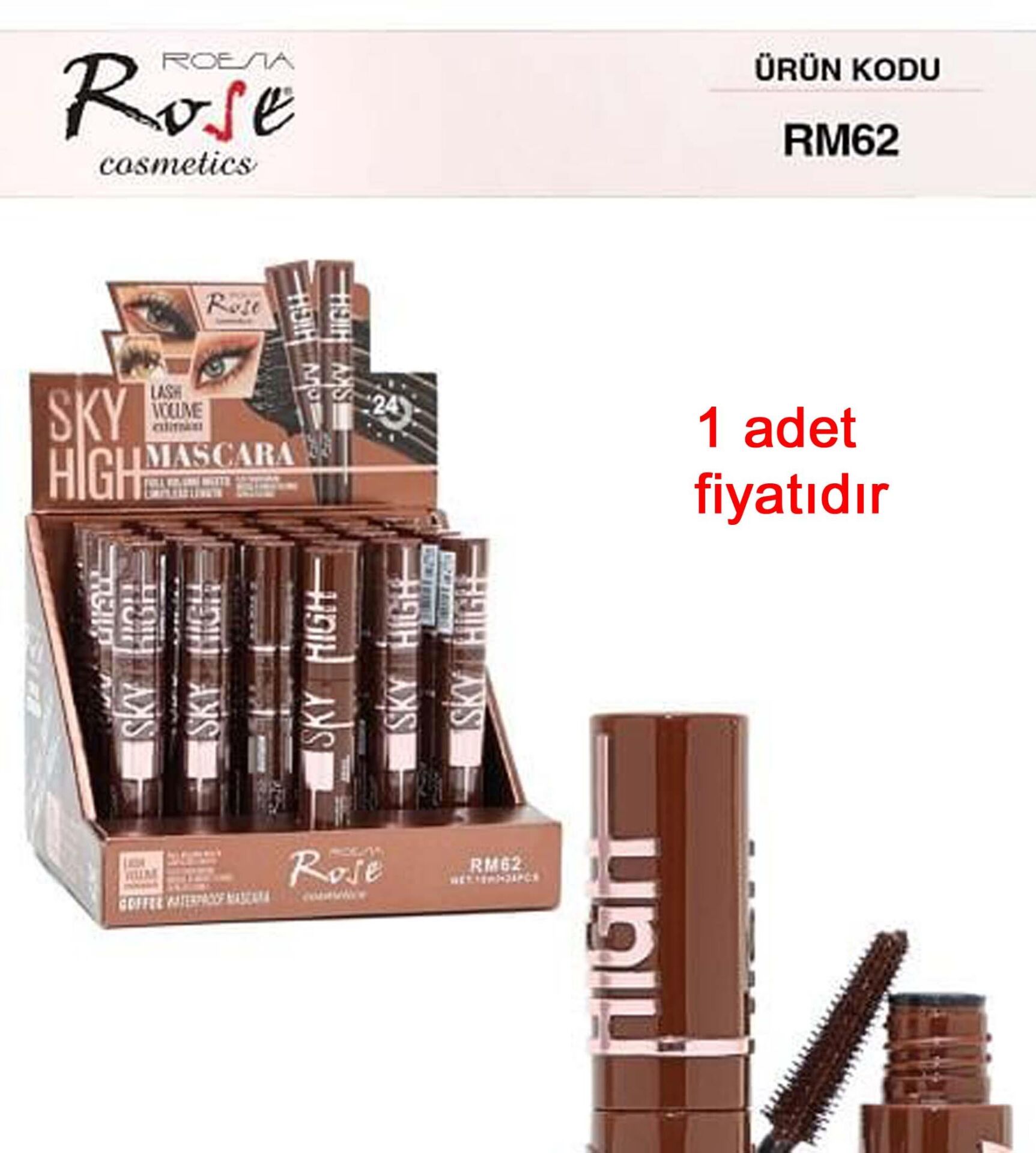 Rose Kahverengi Maskara SKY High